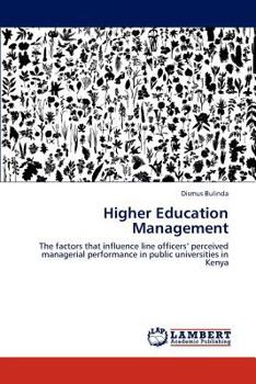 Paperback Higher Education Management Book