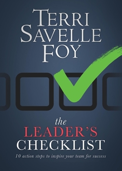 Hardcover The Leader's Checklist: 10 Action Steps to Inspire Your Team for Success Book