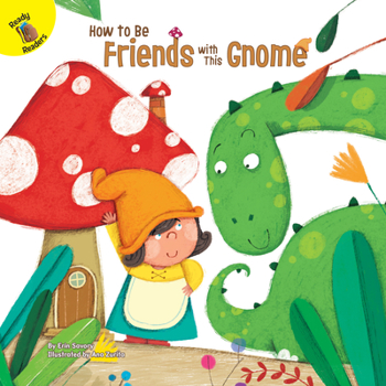Hardcover How to Be Friends with This Gnome [Large Print] Book