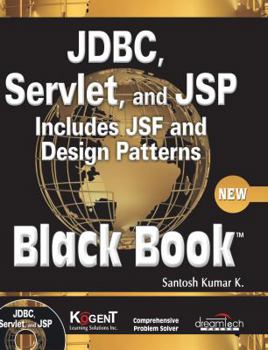 Paperback Jdbc, Servlets, And Jsp Black Book, New Edition Book