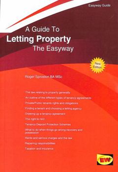 Paperback A Guide To Letting Property: The Easyway Book