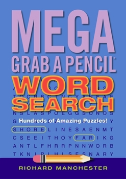 Paperback Mega Grab a Pencil Word Search [Large Print] Book
