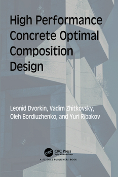 Paperback High Performance Concrete Optimal Composition Design Book