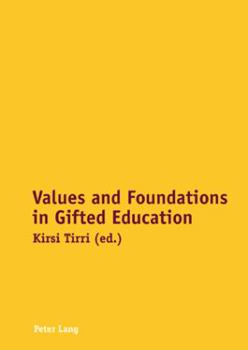 Paperback Values and Foundations in Gifted Education Book