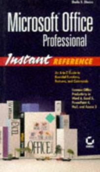 Paperback Microsoft Office Professional: Instant Reference Book