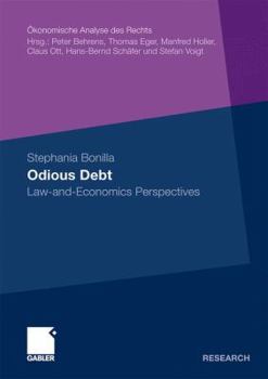 Paperback Odious Debt: Law-And-Economics Perspectives Book