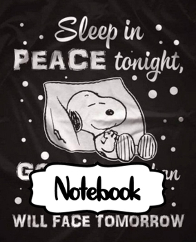 Notebook: Little White Beagle Snoopy Dog House The Peanuts Comics Strip Animation Boys Kids Adults Elementary Supplies Student Teacher Daily Creative ... Boys And Girls, 110 Pages 7.5 x 9.25 Inches