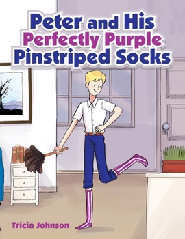 Paperback Peter and His Perfectly Purple Pinstriped Socks Book