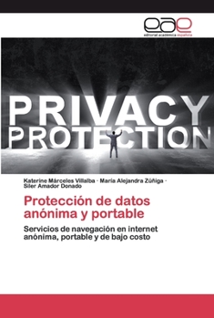 Paperback Protección de datos anónima y portable [Spanish] Book