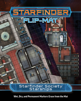 Game Starfinder Flip-Mat: Starfinder Society Starships Book