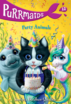 Paperback Purrmaids #12: Party Animals Book