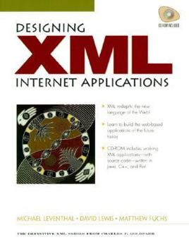 Paperback Designing XML Internet Applications Book