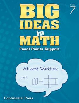 Paperback Math Workbook: Big Ideas in Math, Grade 7 Student Workbook Book