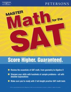 Paperback Peterson's Sat Math Workbook (Arco Academic Test Preparation Series) Book