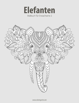 Paperback Elefanten-Malbuch für Erwachsene 2 [German] Book