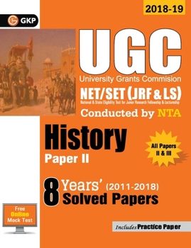 UGC NET/SET (JRF & LS) Paper II: History - 8 Years Solved Papers 2011-18