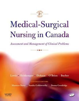 Hardcover Medical-Surgical Nursing in Canada: Assessment and Management of Clinical Problems Book