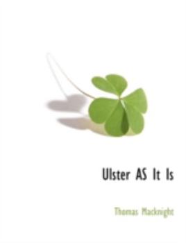 Paperback Ulster as It Is Book