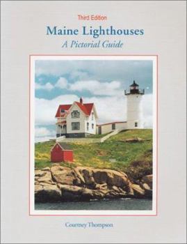 Paperback Maine Lighthouses: A Pictorial Guide Book