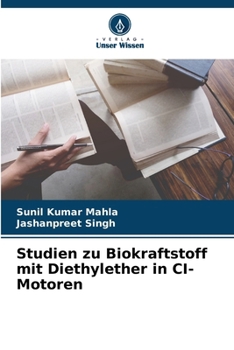 Paperback Studien zu Biokraftstoff mit Diethylether in CI-Motoren [German] Book