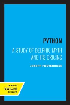 Paperback Python: A Study of Delphic Myth and Its Origins Book