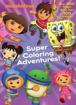 Paperback SUPER COLORING ADVEN Book