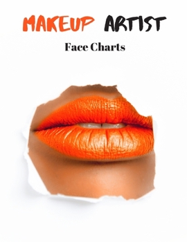 Paperback Makeup Artist Face Charts Book