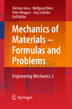 Paperback Mechanics of Materials - Formulas and Problems: Engineering Mechanics 2 Book