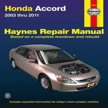 Paperback Honda Accord 2003-2011: 2003 thru 2011 Book