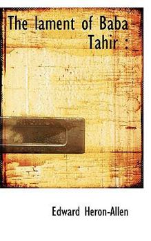 Paperback The Lament of Baba Tahir Book