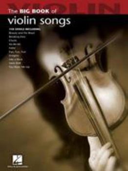 Paperback Big Book of Violin Songs Book