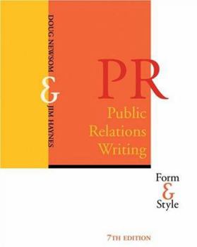 Paperback Public Relations Writing: Form and Style Book