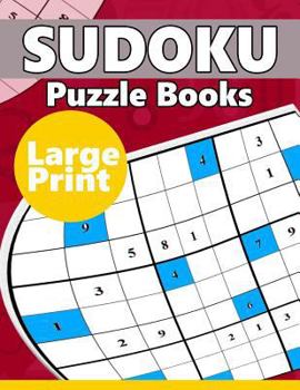 Paperback Sudoku Puzzle Books LARGE Print: The Huge Book of Hard Sudoku Challenging Puzzles [Large Print] Book