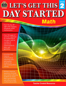 Paperback Let's Get This Day Started: Math (Gr. 2) Book