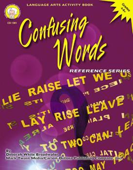 Paperback Confusing Words, Grades 4 - 8 Book