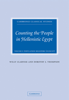 Paperback Counting the People in Hellenistic Egypt Book