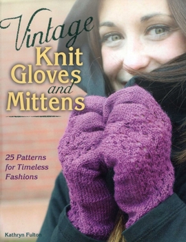 Paperback Vintage Knit Gloves and Mittens Book