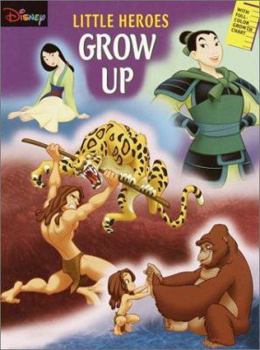 Paperback Little Heroes Grow Up (Growth Chart Coloring Book) Book