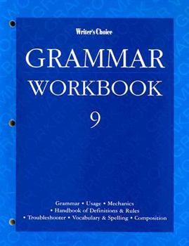 Paperback Writer's Choice Grammar Workbook 9 Book