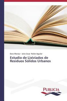 Paperback Estudio de Lixiviados de Residuos Sólidos Urbanos [Spanish] Book