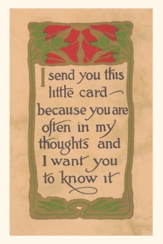 Paperback Vintage Journal You're in My Thoughts Book