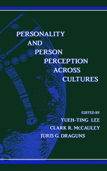 Hardcover Personality and Person Perception Across Cultures Book