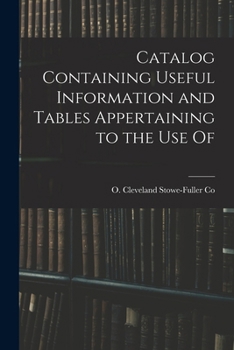 Paperback Catalog Containing Useful Information and Tables Appertaining to the Use Of Book