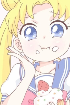 Journal: Sailor Moon Soft Glossy Cover Journal Lined Pages Book 6 x 9 Inches 110 Pages