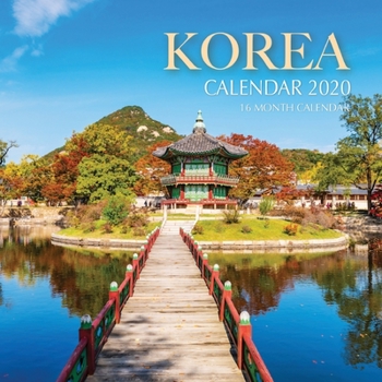 Paperback Korea Calendar 2020: 16 Month Calendar Book