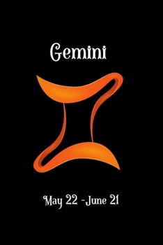 Paperback Gemini Notebook: This simple lined notebook/journal is customized for just Geminis! Book