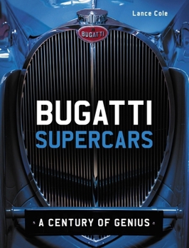 Hardcover Bugatti Supercars: A Century of Genius Book