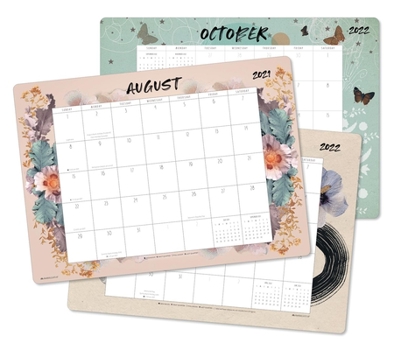 Calendar Papaya 2021 - 2022 Desk Pad Calendar Book