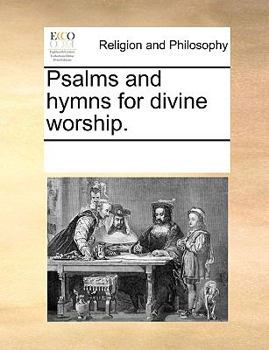 Paperback Psalms and hymns for divine worship. Book