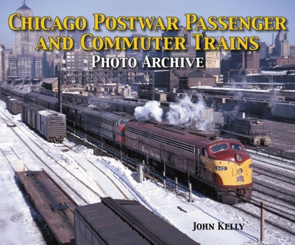 Paperback Chicago Postwar Passenger and Commuter Trains Book